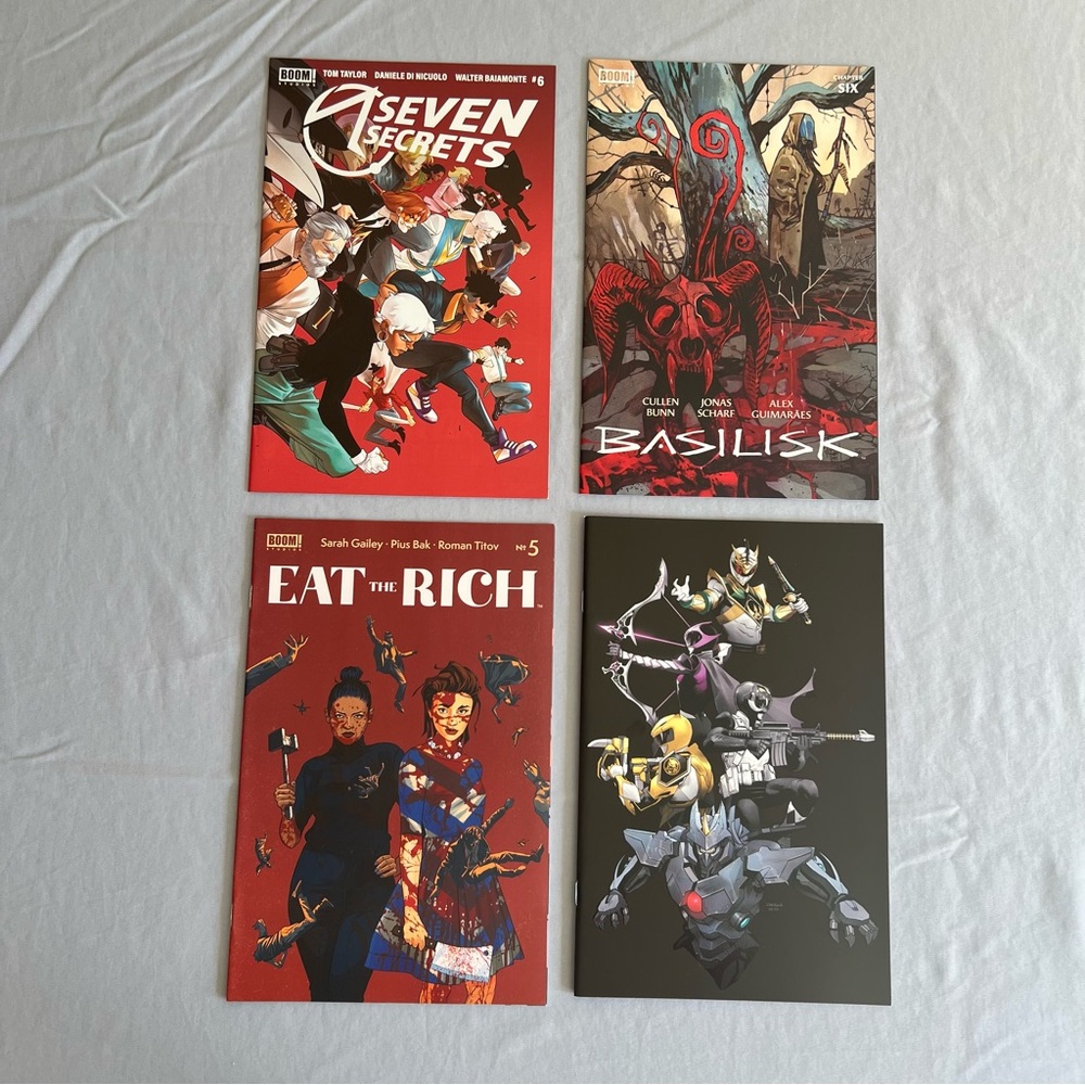 Comic Book Set (of 4) from Boom Studios